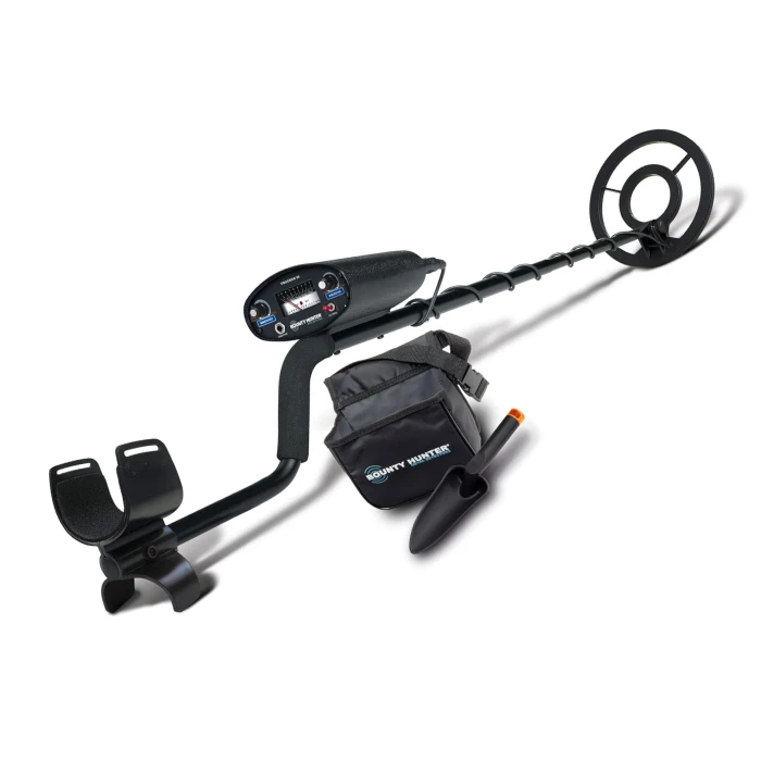 Bounty Hunter Tracker IV Metal Detector with Digger and Pouch